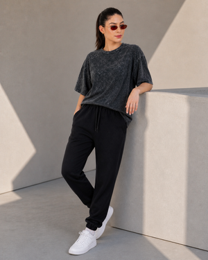 Carbon Mist – 240 GSM Oversized Tee