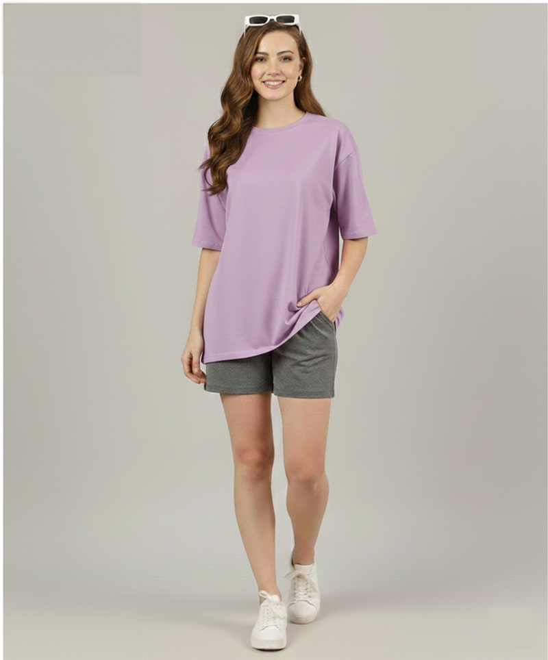 Unisex Solid Oversized tees