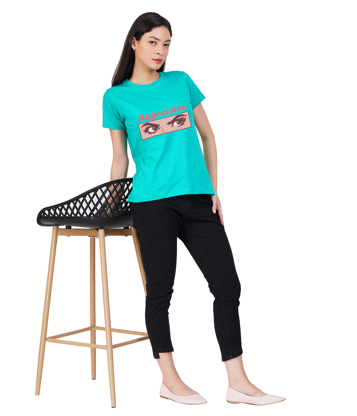 Eyes Regular Graphic T-Shirt