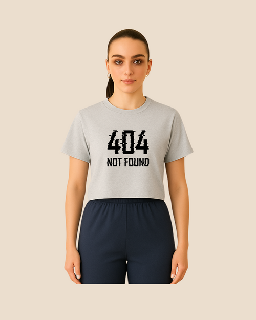 404 Error Graphic Croptop