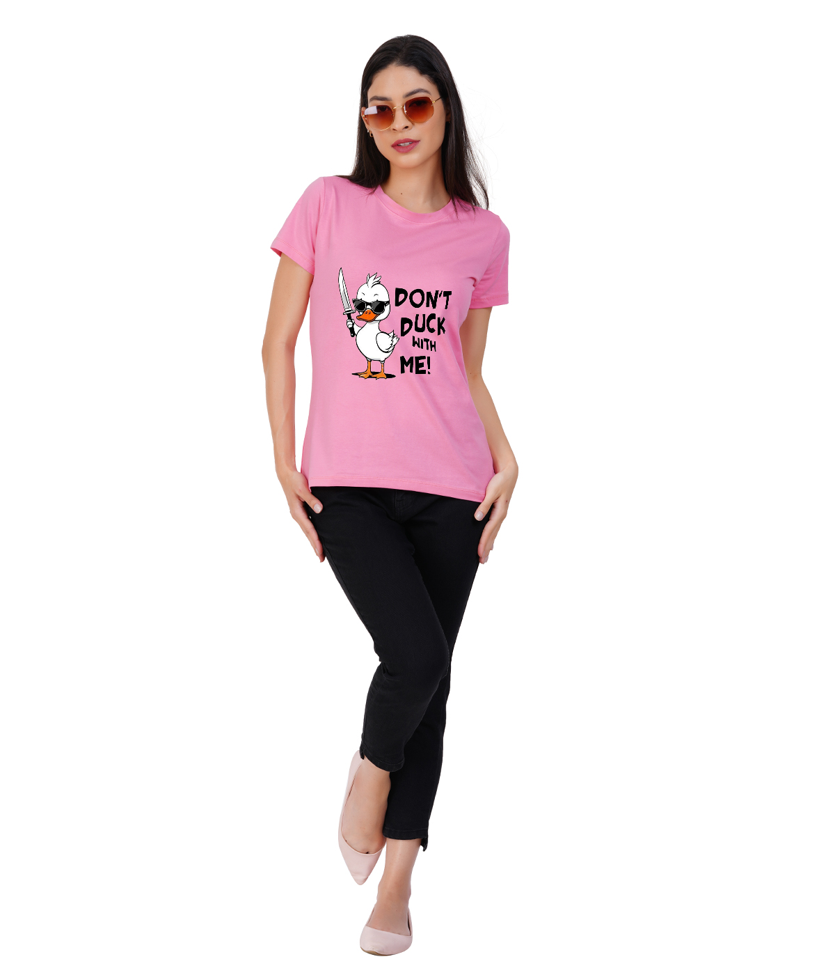 Don't Duck Regular Graphic T-Shirt