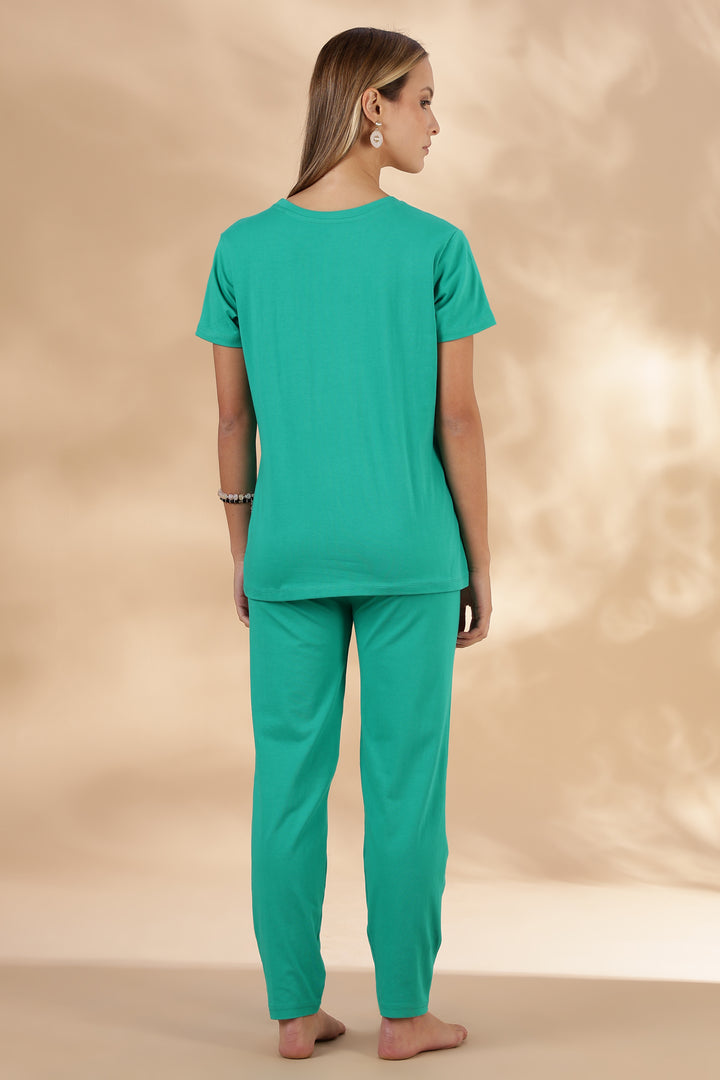 Relaxed Vibe Green Lounge Set