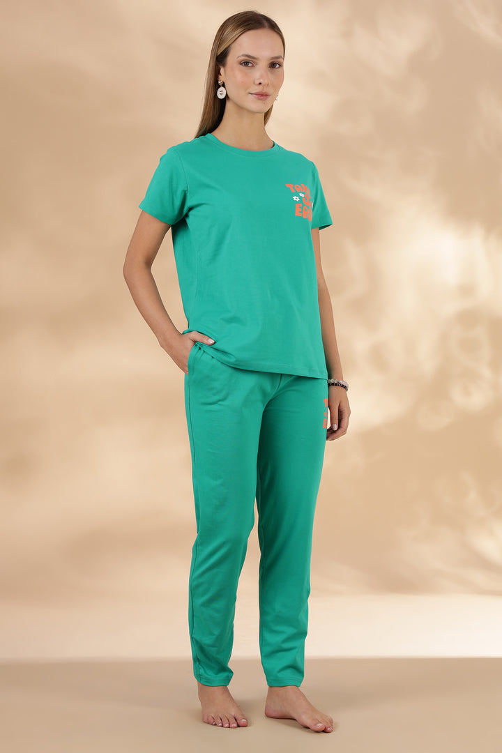 Relaxed Vibe Green Lounge Set