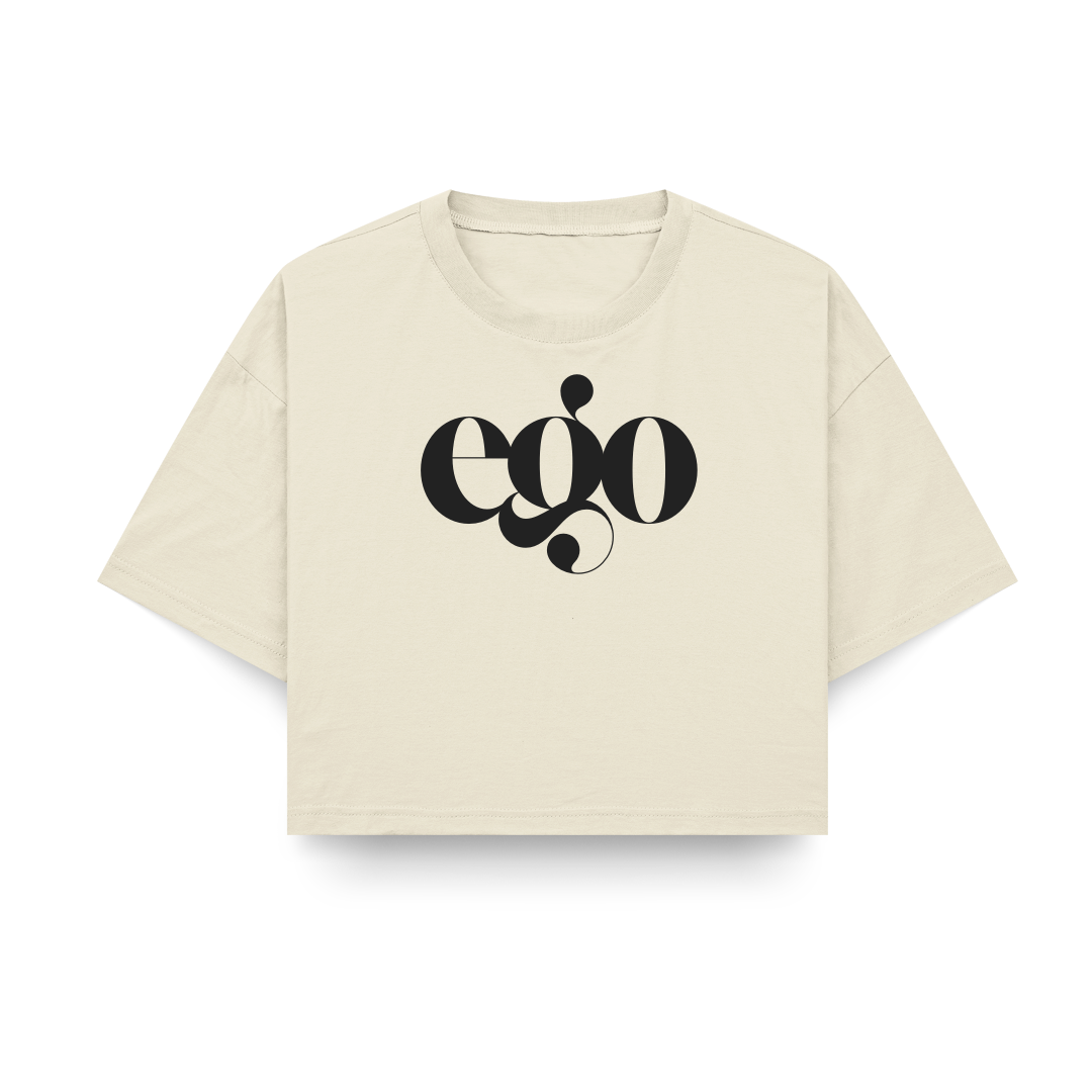 Ego Graphic Crop Top