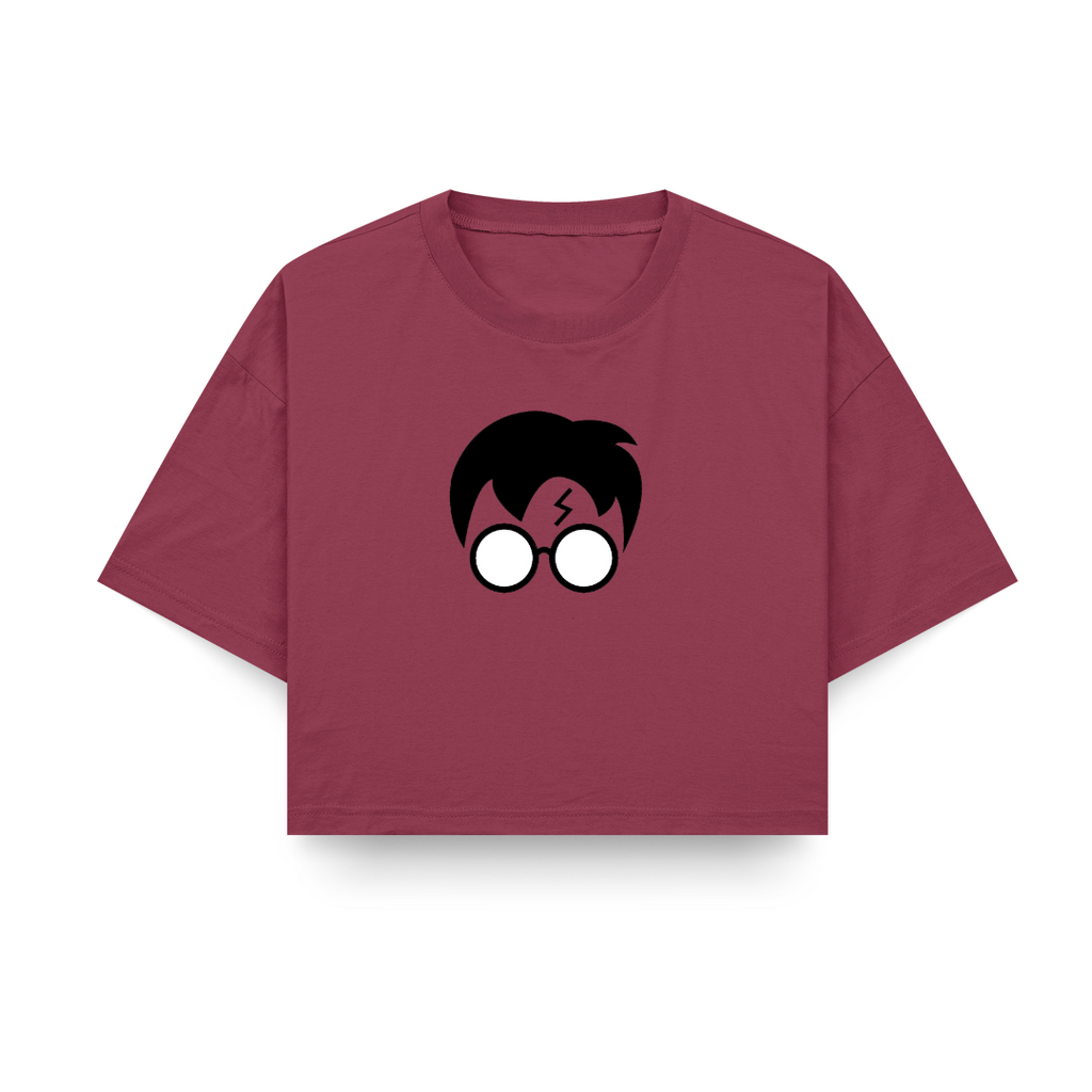 Glass Graphic Crop Top