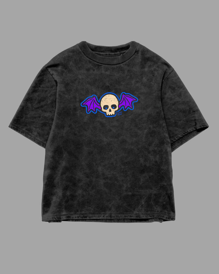Inferno Skull Oversized Tee