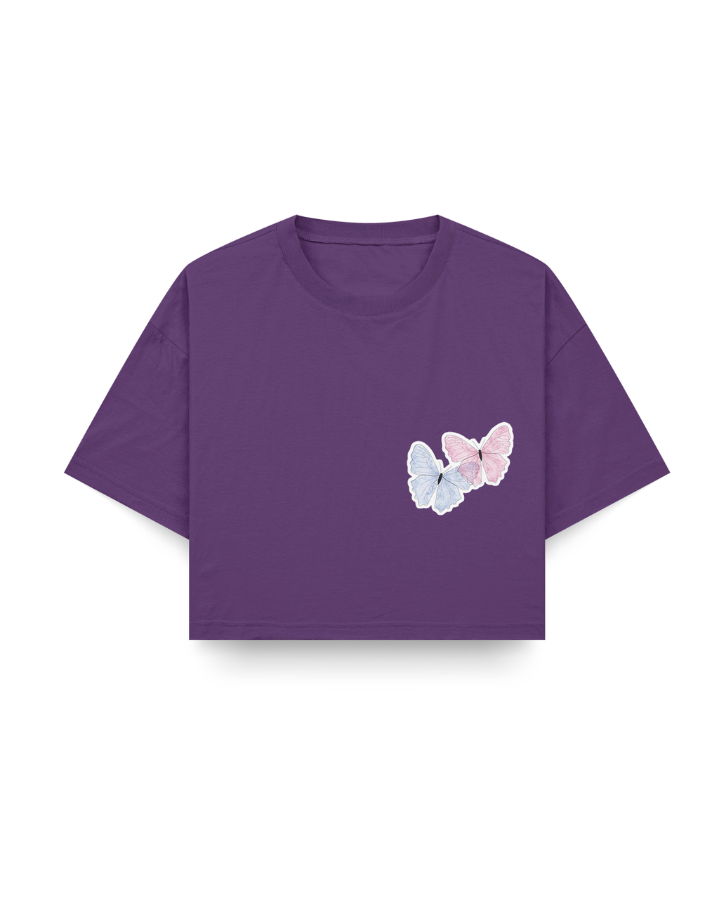 butterflies Crop Top