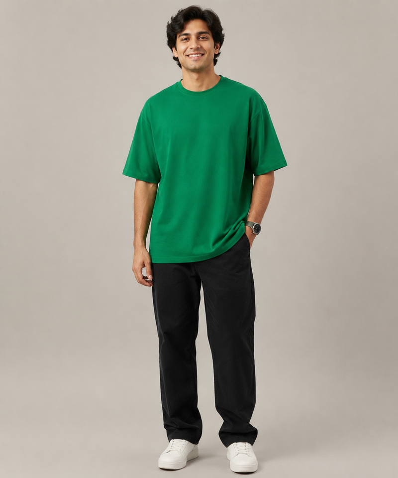 Unisex Solid Oversized tees