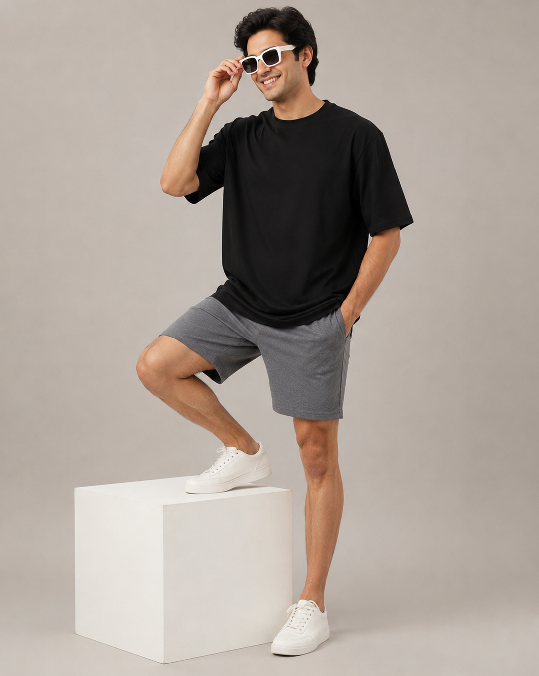 Unisex Solid Oversized tees