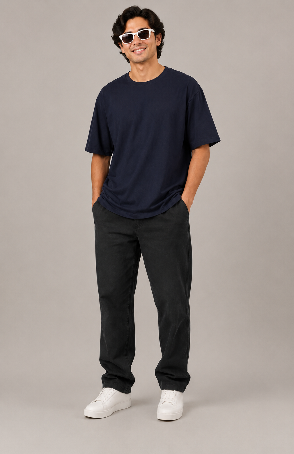 Unisex Solid Oversized tees