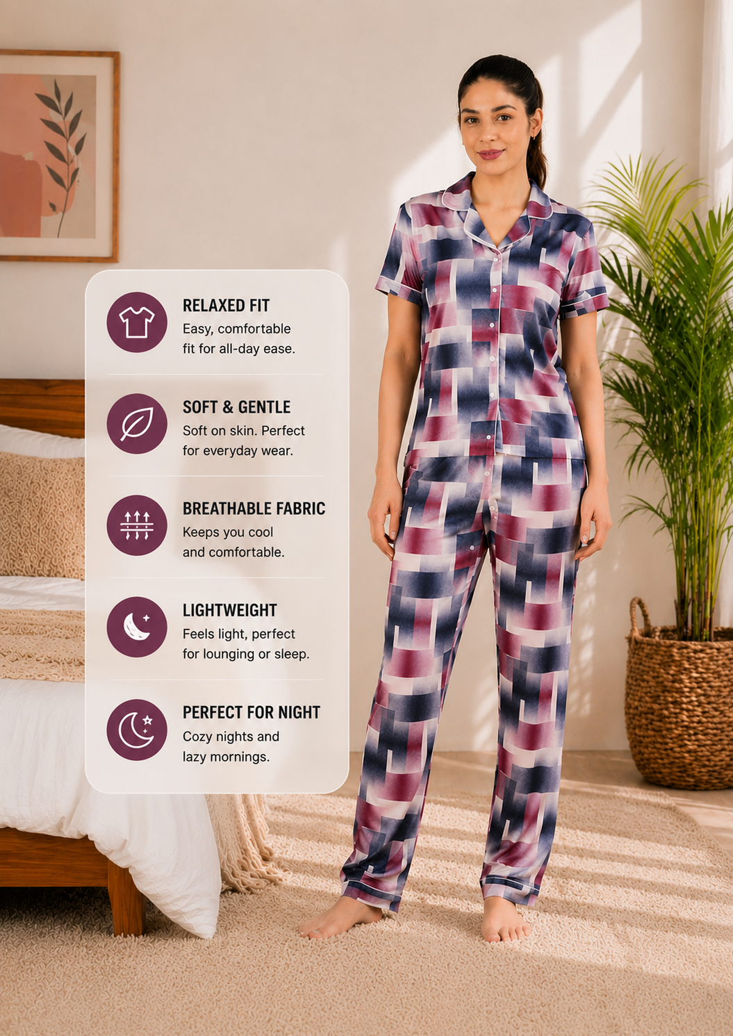 Geo Block Pajamas