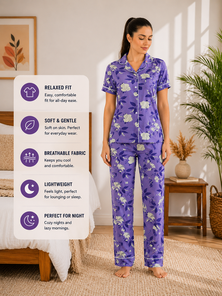 Lavender Bloom Pajamas