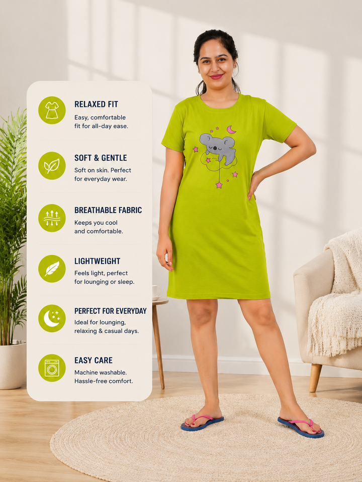 Green Night Dress – Koala