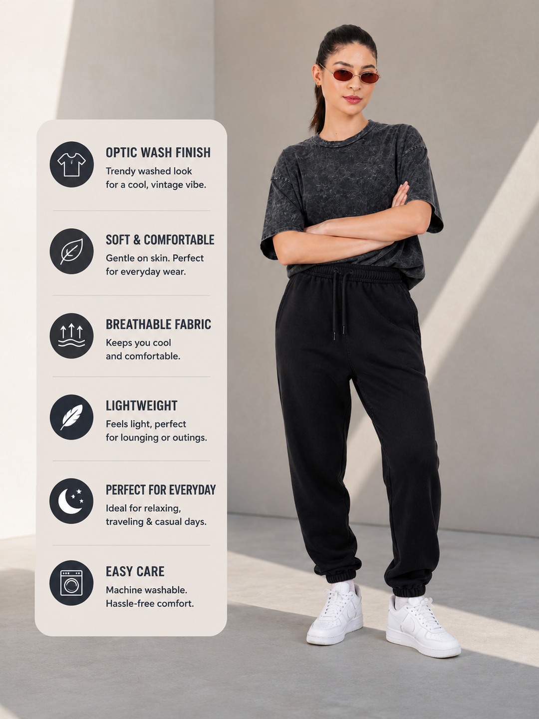 Carbon Mist – 240 GSM Oversized Tee