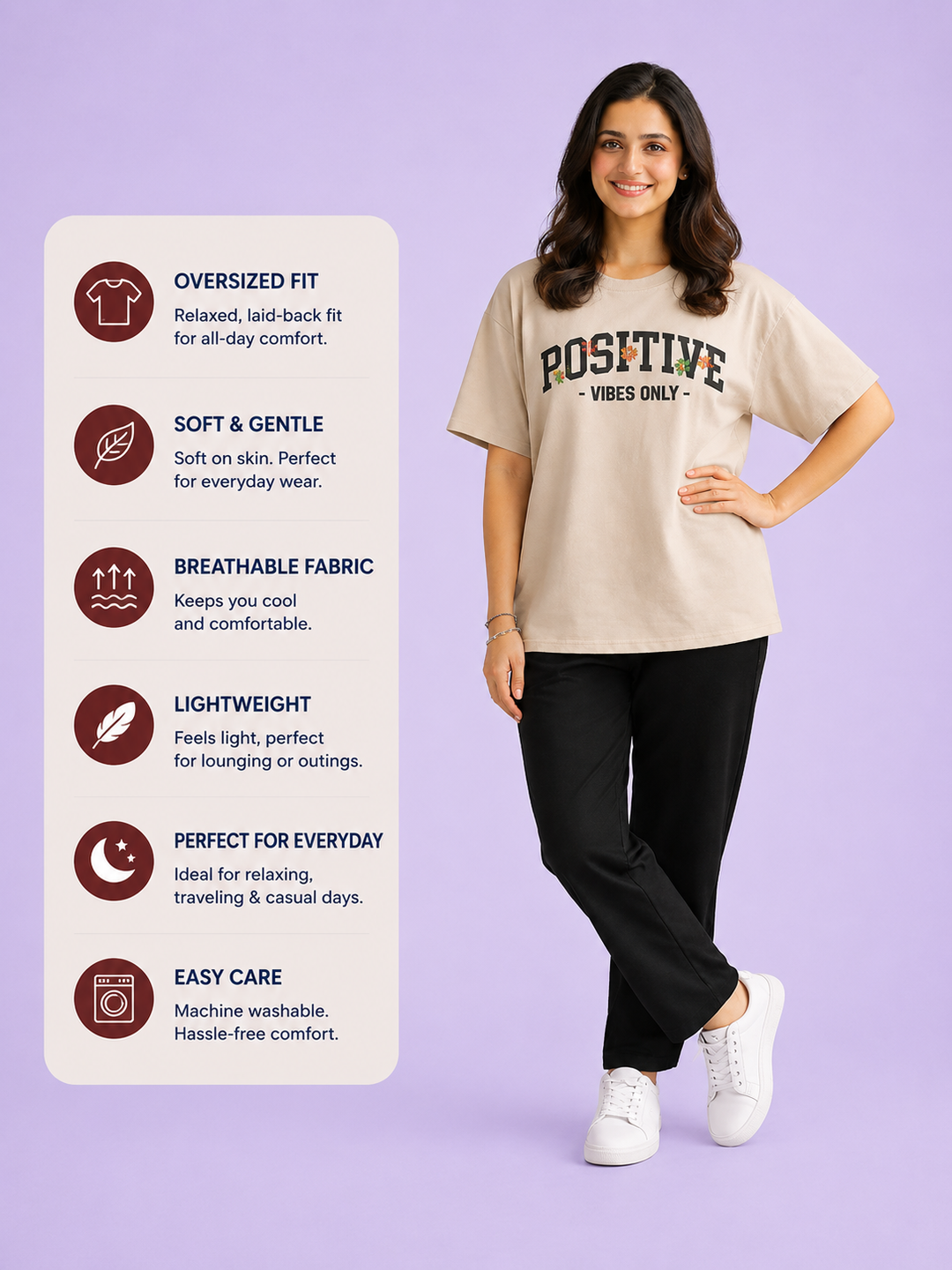 Positive Oversized T-Shirt