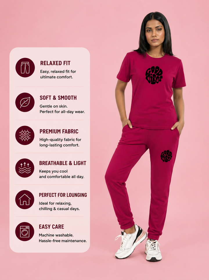 Scarlet Flamingo Lounge Set