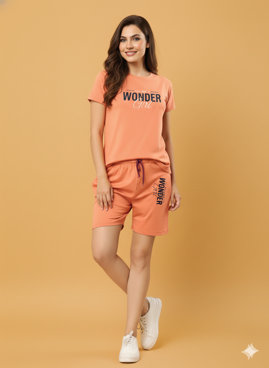 Wonder Girl  Soft Knit Night Set
