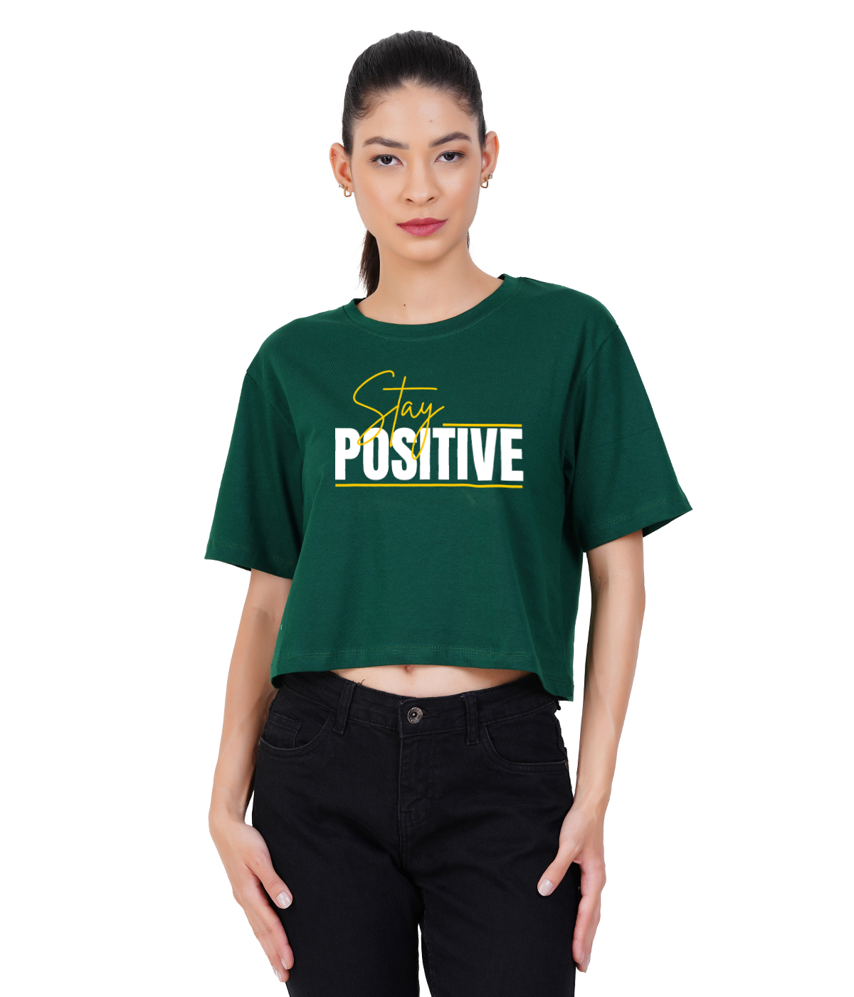 Stay Positive Crop Top
