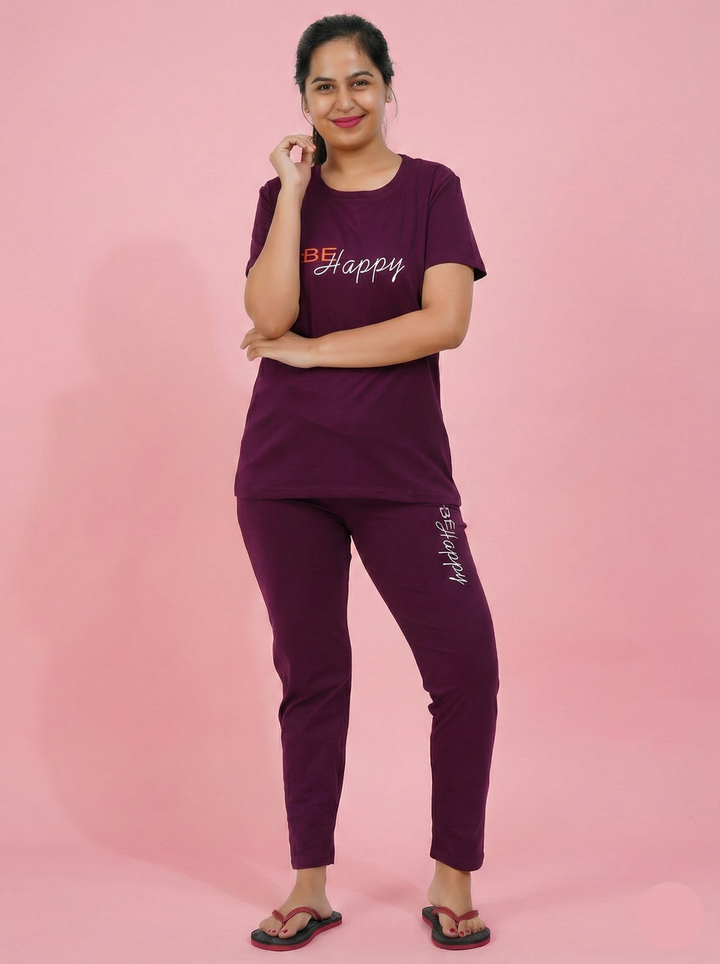 Happy Soft Knit Night Suit Set