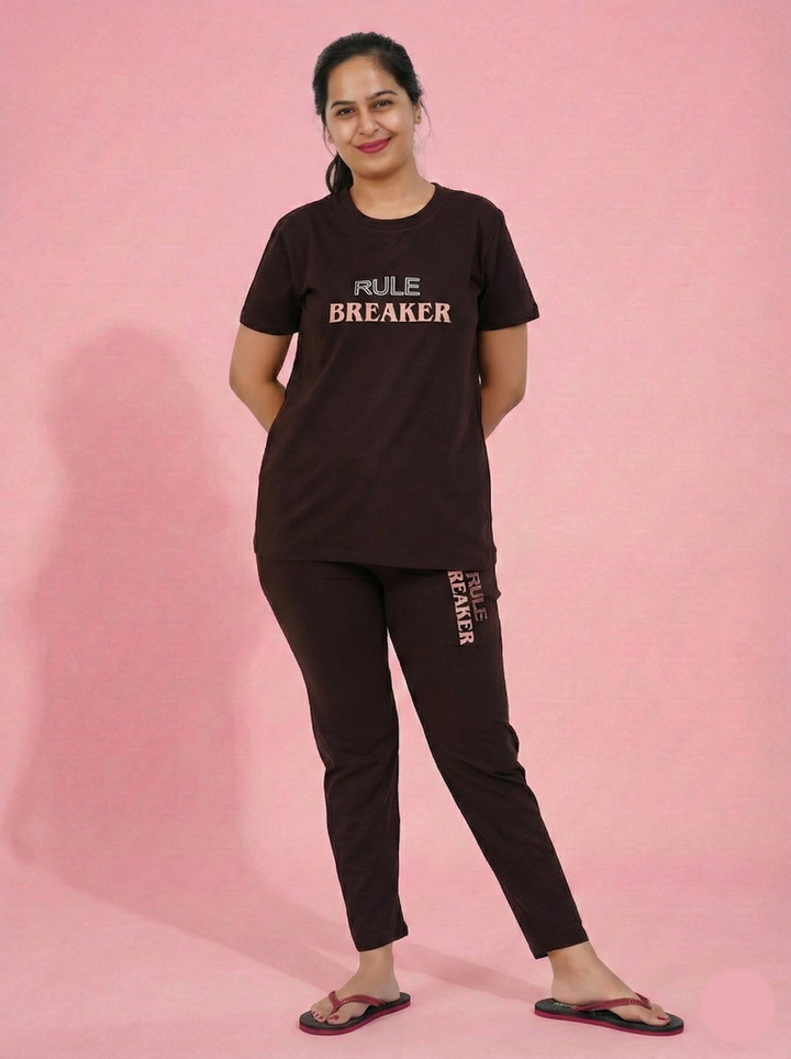 Rule Soft Knit Night Suit Set