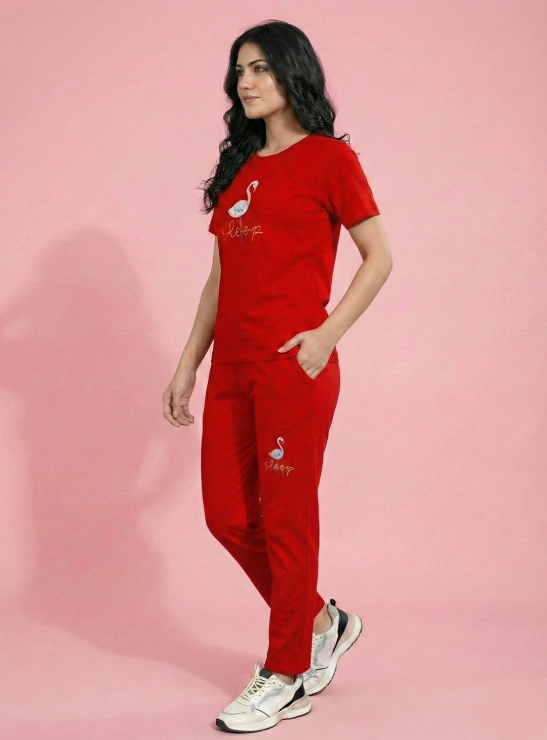 Red Flamingo Sleep Set