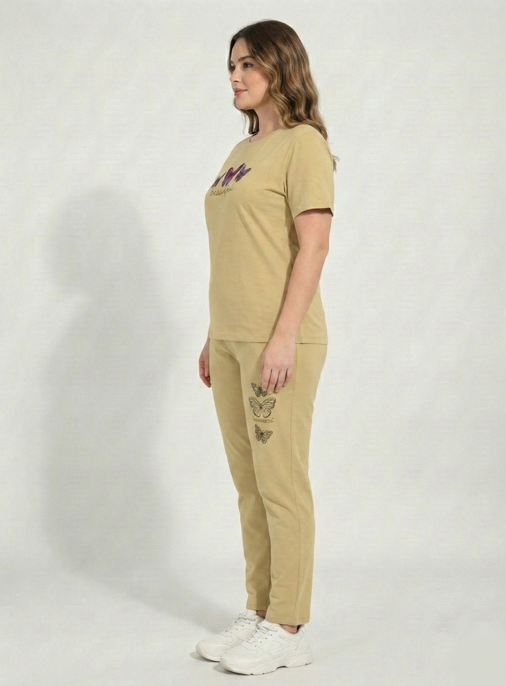 Beige Butterfly Beautiful Set