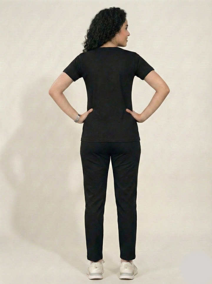 Self-Love Black Night Suit