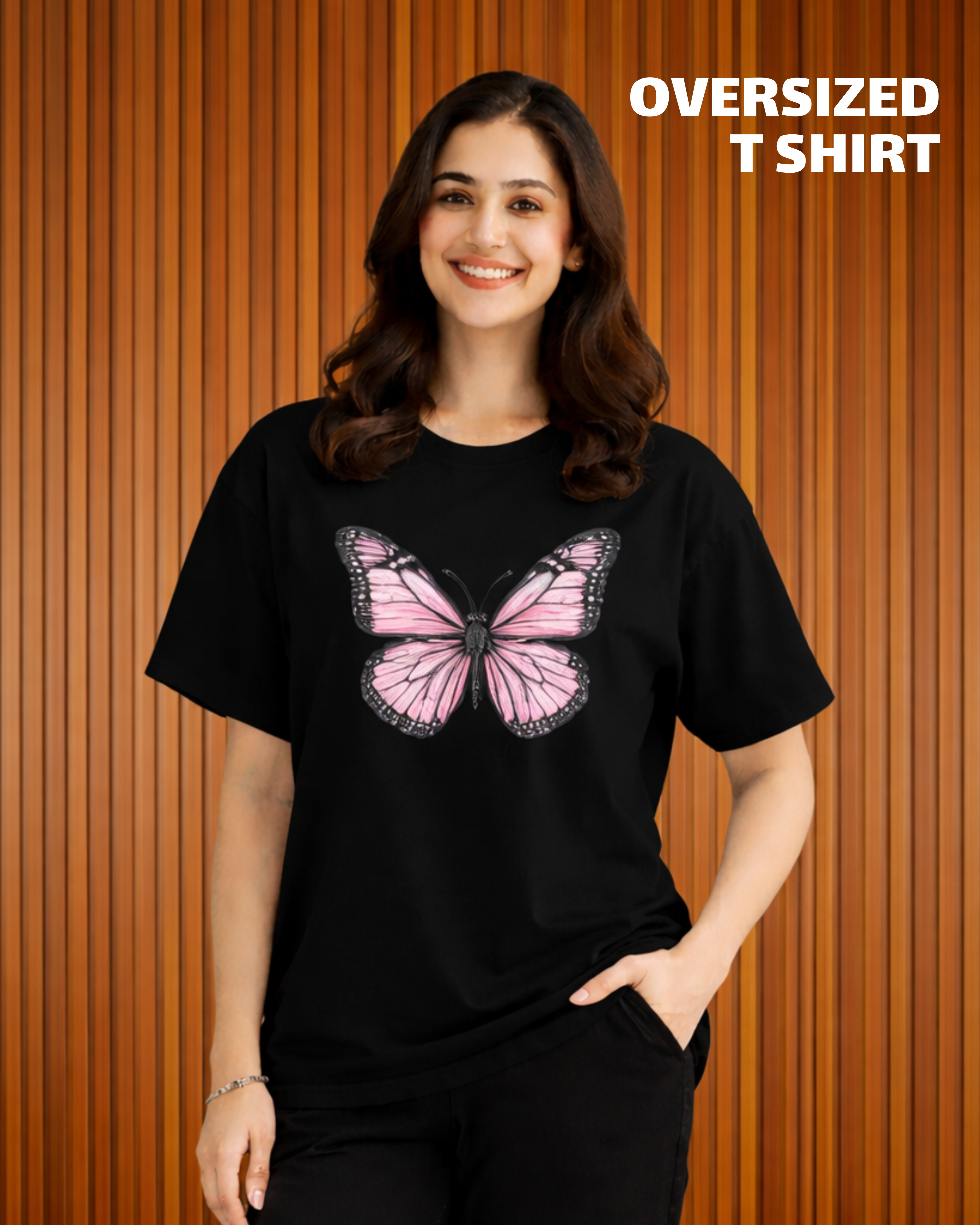 Midnight Butterfly Graphic Tee