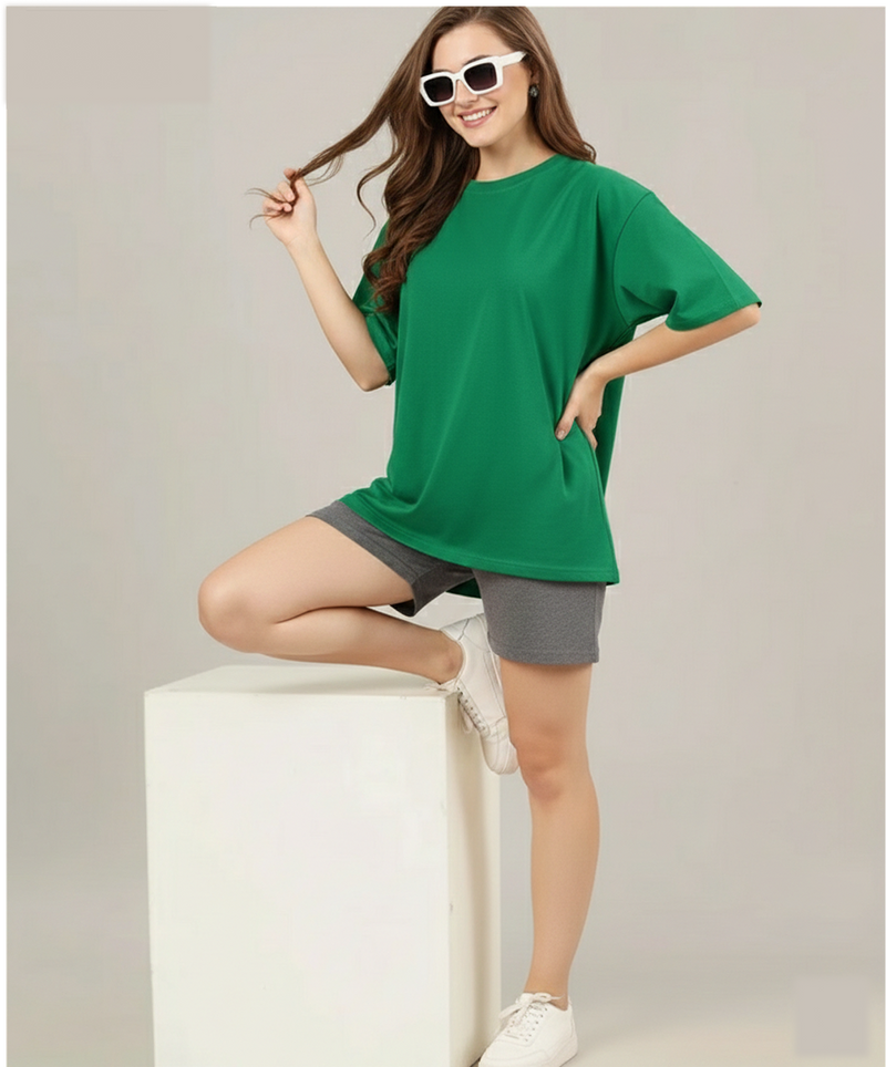 Unisex Solid Oversized tees