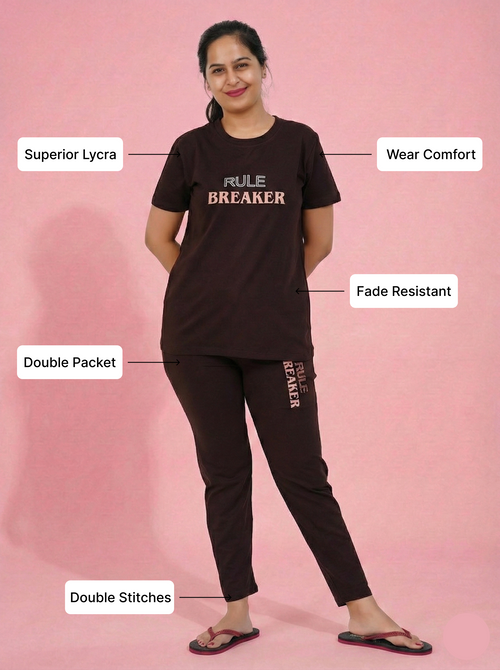 Rule Soft Knit Night Suit Set