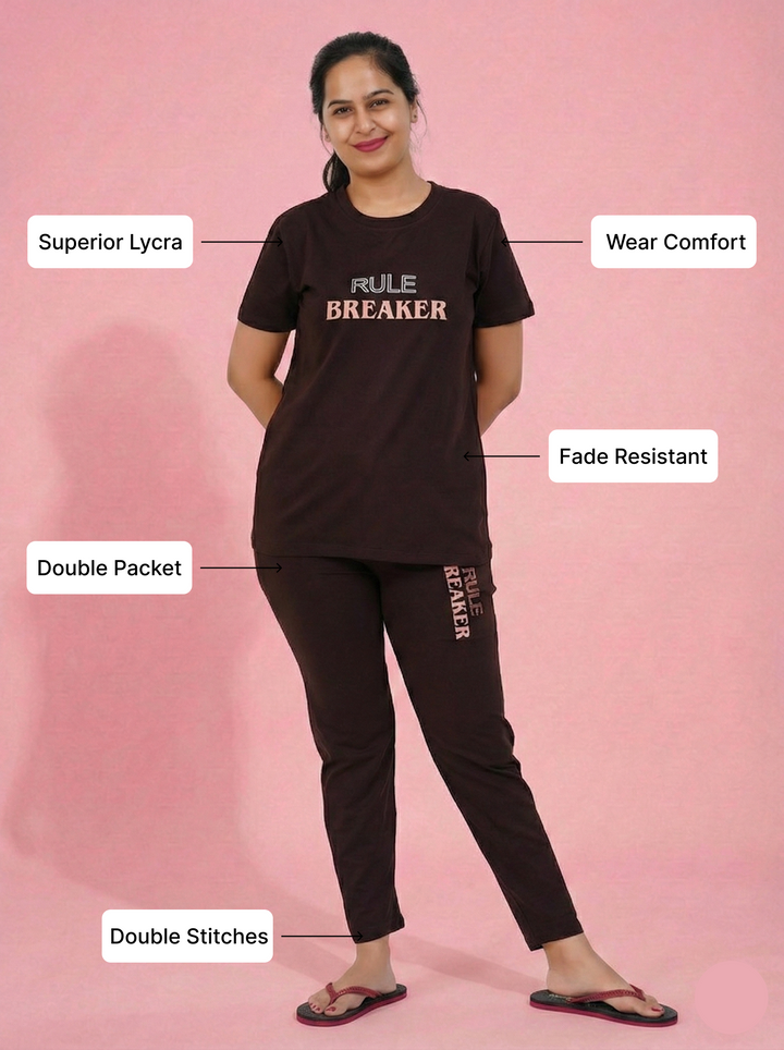 Rule Soft Knit Night Suit Set