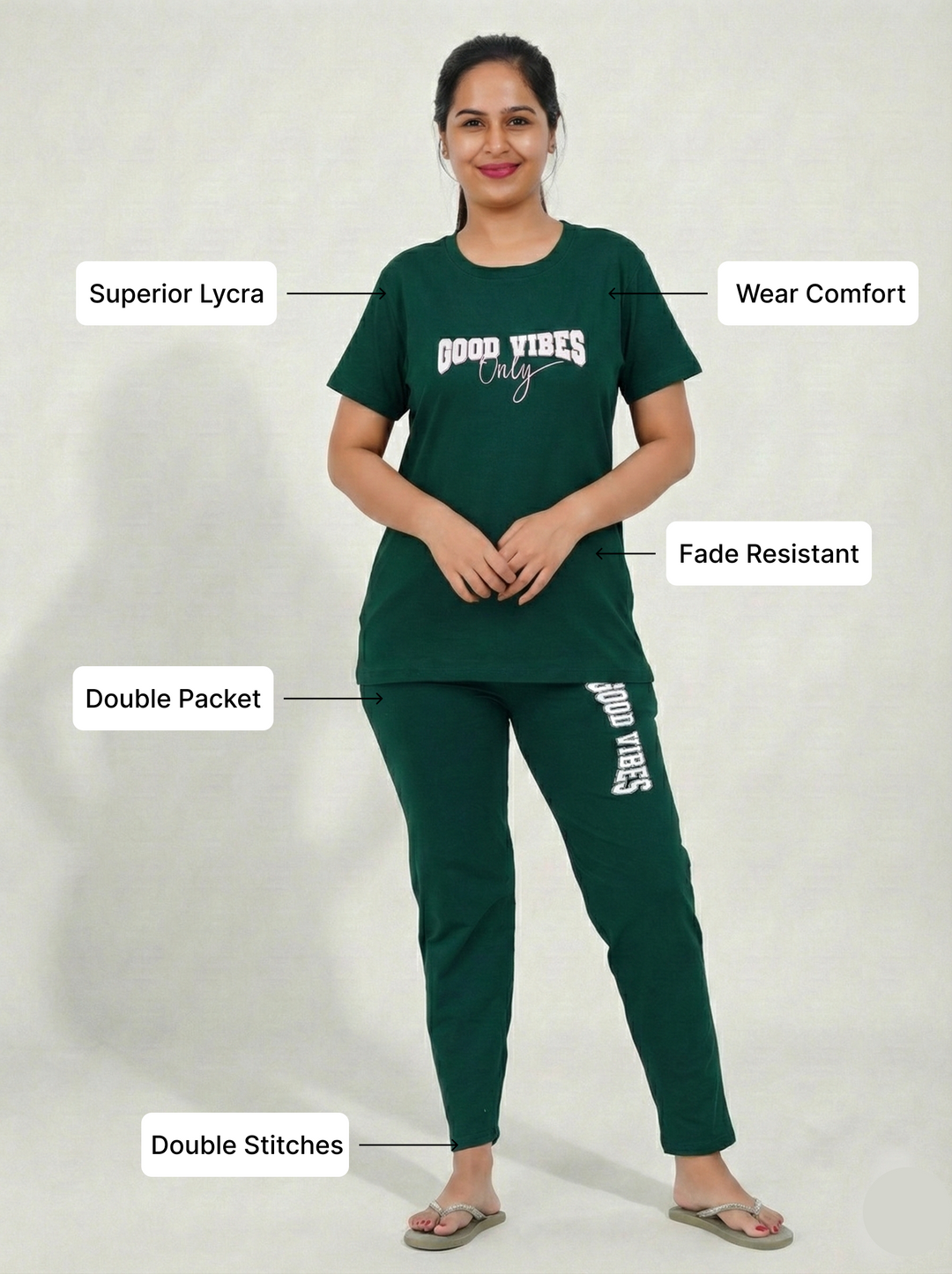 Vibes Soft Knit Night Suit Set