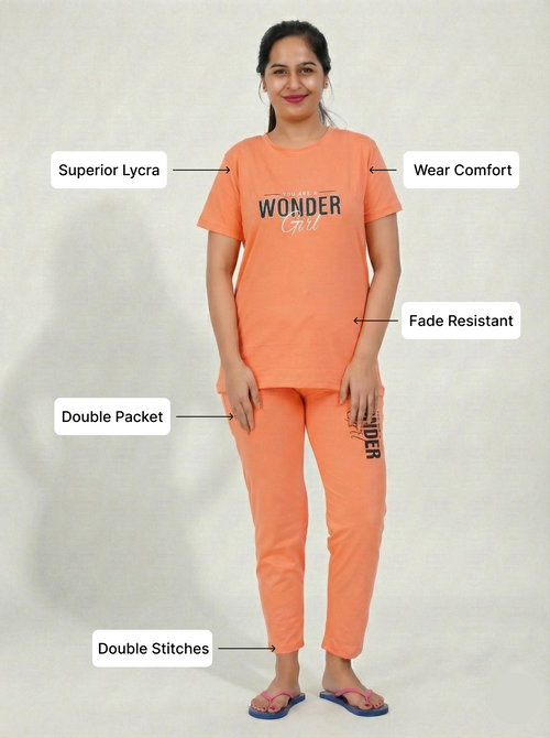 Wonder Girl Soft Nigh suit Set