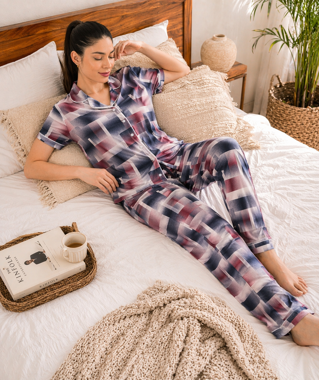 Geo Block Pajamas