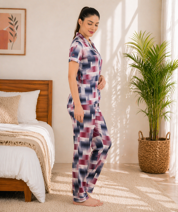 Geo Block Pajamas
