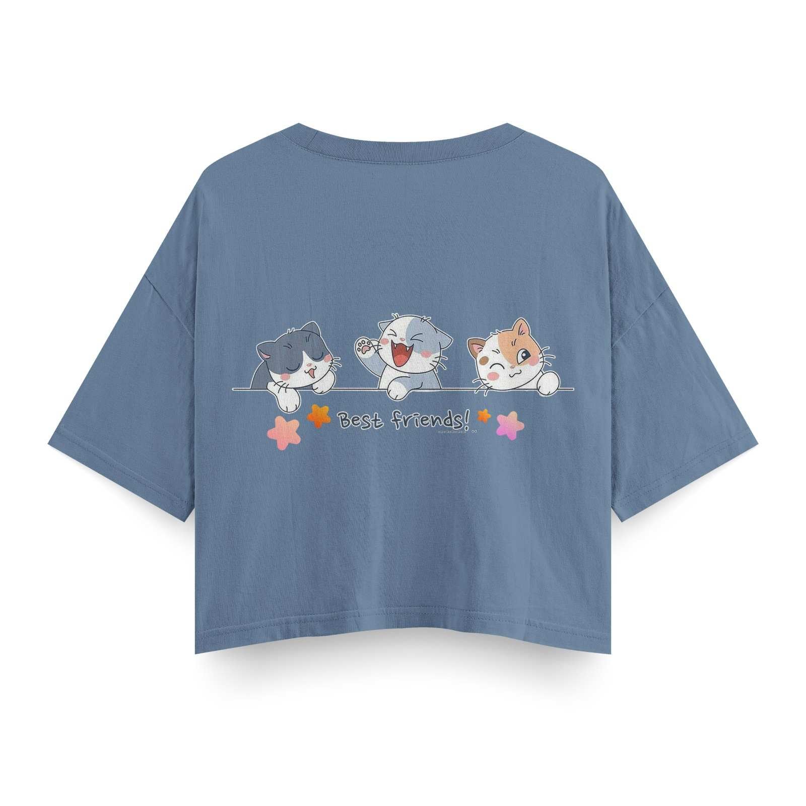 3 Cats Croptop – Pure Cotton
