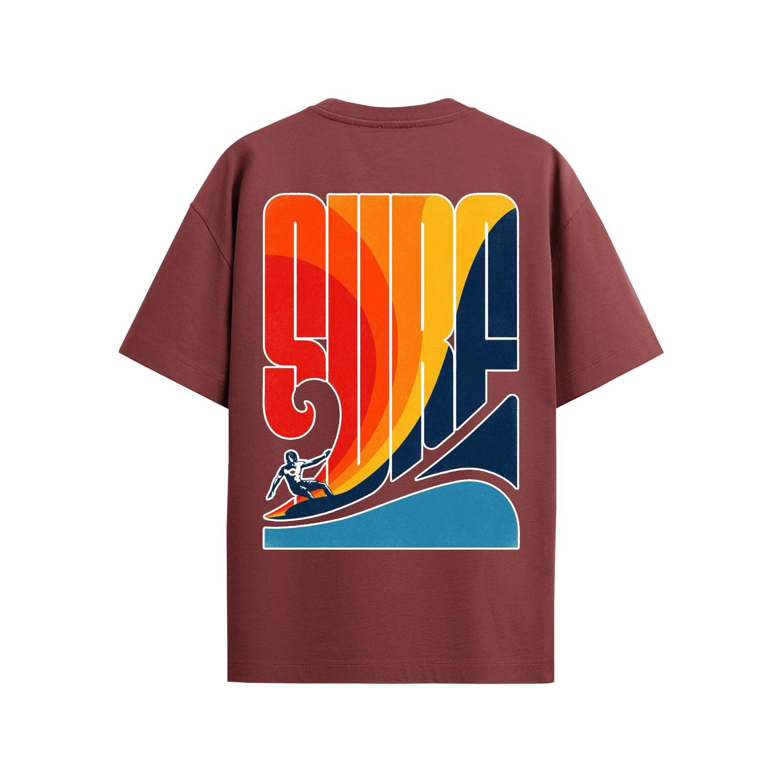 Surf Oversized Graphic T-Shirt
