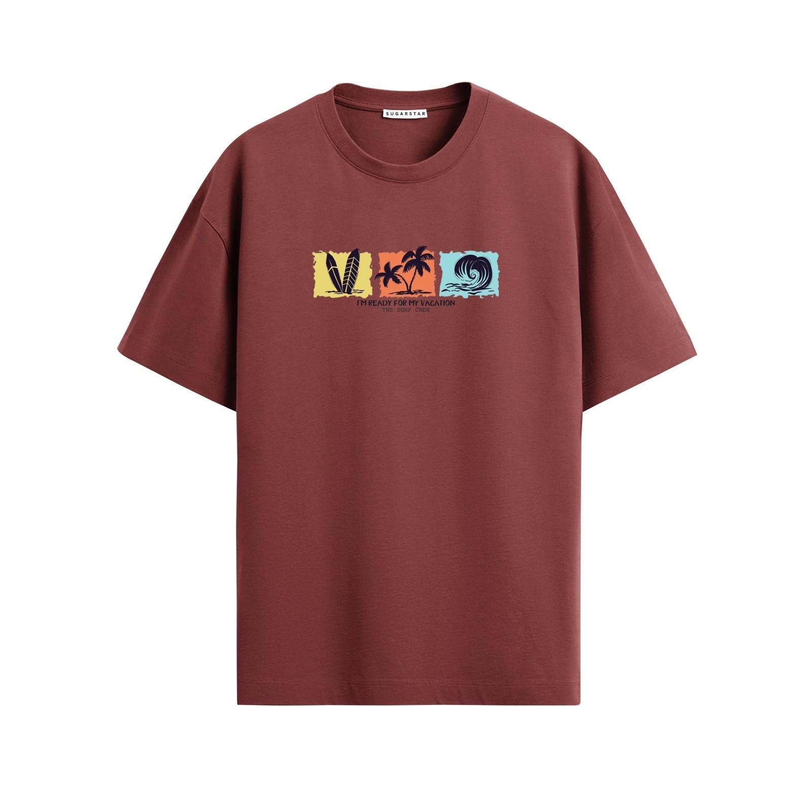 Surf Oversized Graphic T-Shirt