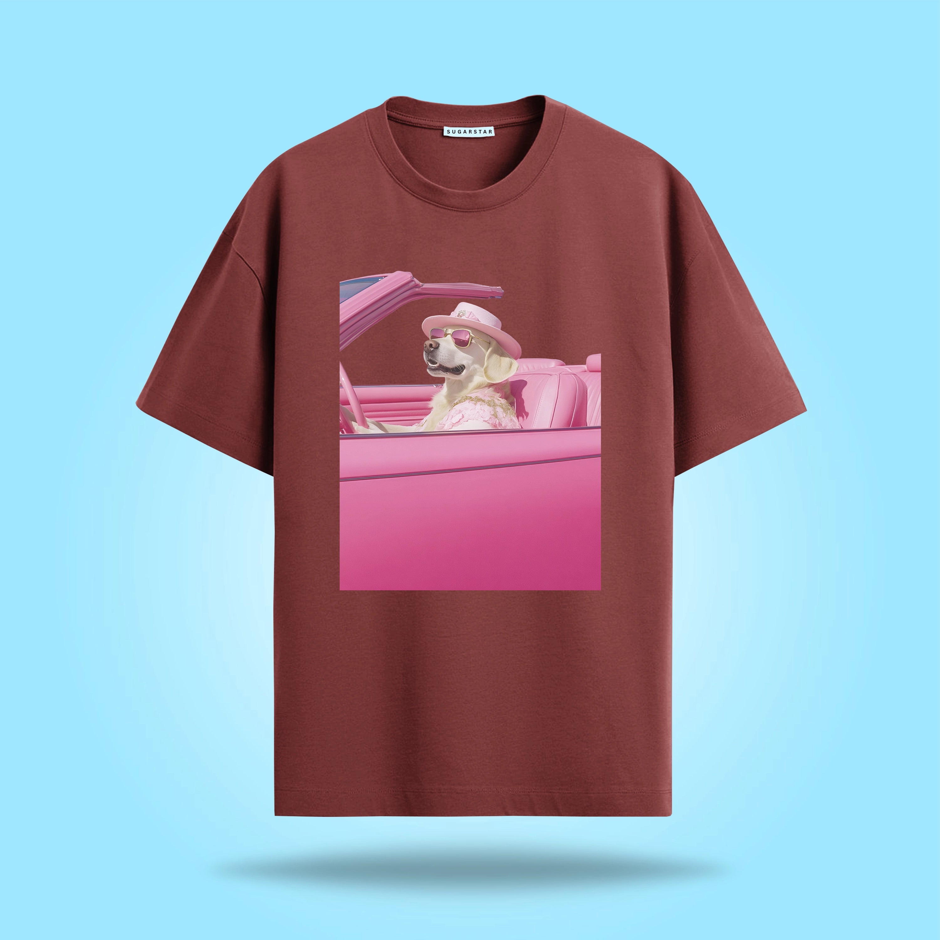 Driving  Graphic Oversized T-Shirt